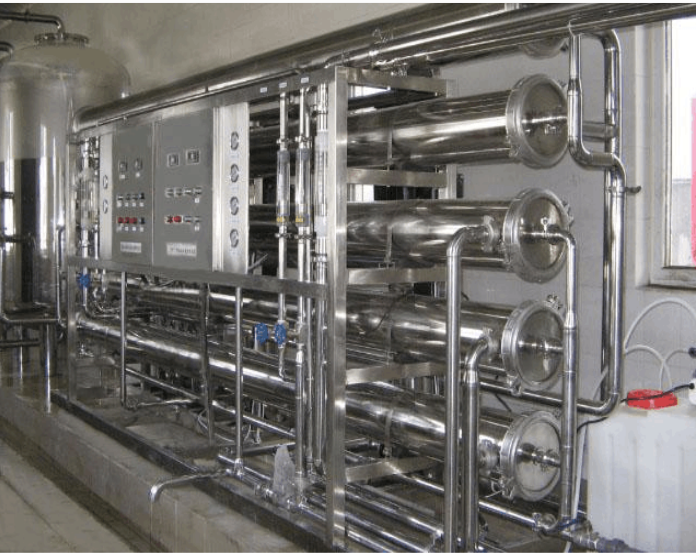 8T/H纯水设备双级反渗透