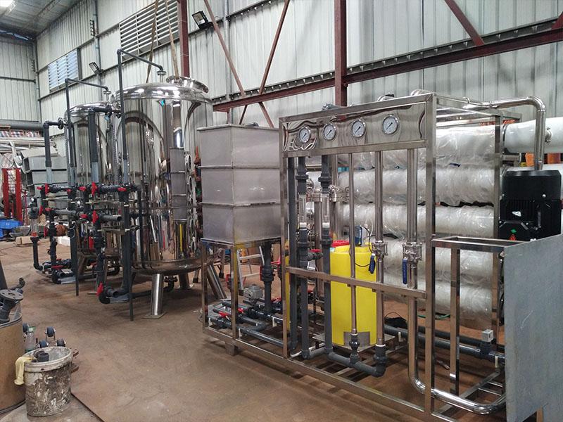 半导体用带脱气塔的纯水设备