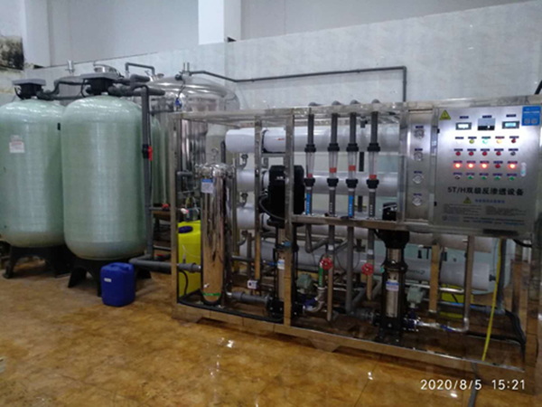 食品厂5T/H双级纯水处理设备