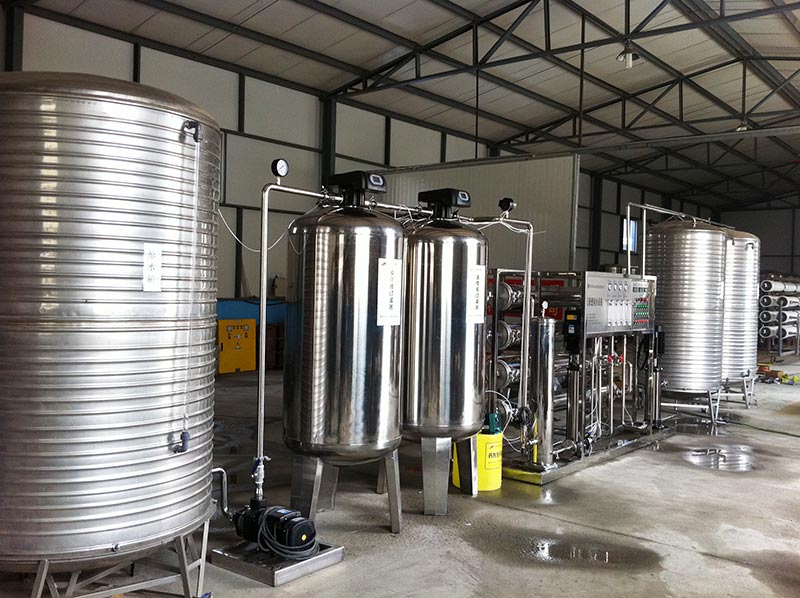 橡胶厂用3T/H双级纯水设备