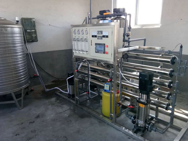 五金制品行业用1吨双级纯水设备