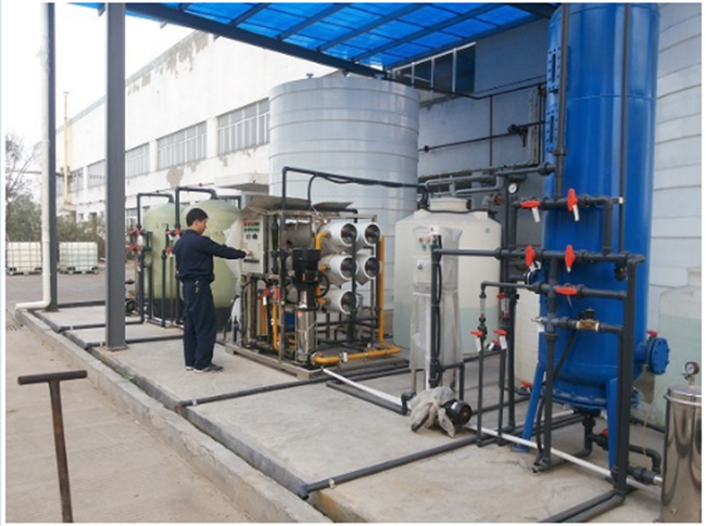 电子行业用2.5T/H双级RO纯水设备